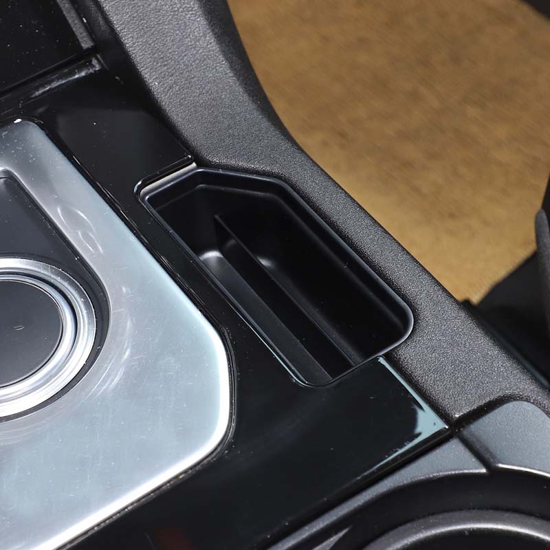 For Land Rover Discovery 4 LR4 2010-2016 ABS Black Car Center Control Shift Side Storage Box Tidy storage box Car accessories
