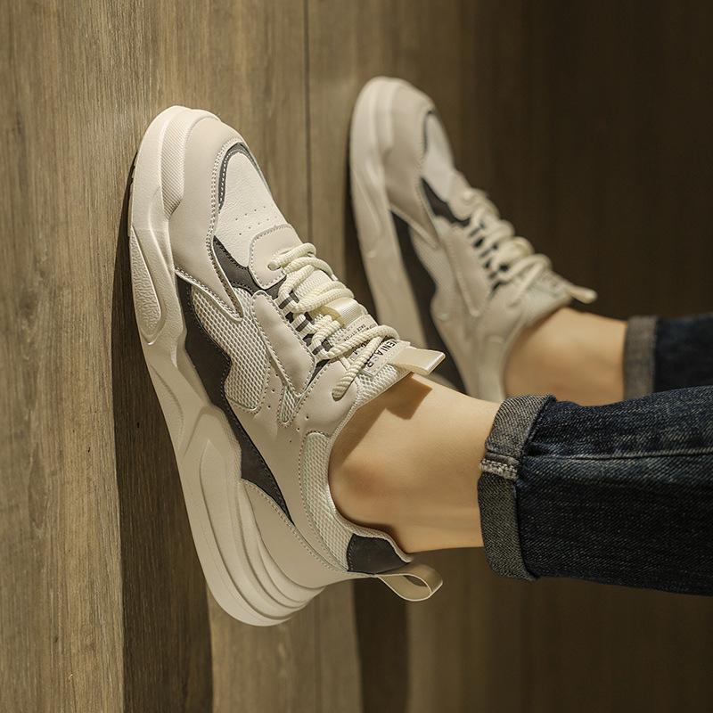 Men's Shoes New Summer Mesh Breathable Versatile Casual Sports Board Shoes Youth Niche Versatile High-end Trendy Shoes