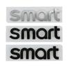 SMART big small letter badge car stickers for Mercedes benz smart front hood  rear trunk labels refit car accessories