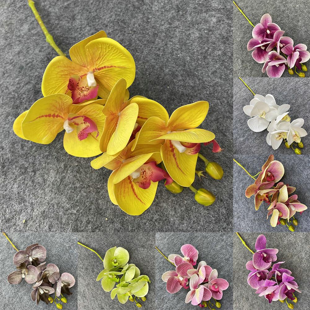 Decoración de orquídeas mariposa artificiales Detalles del diseño