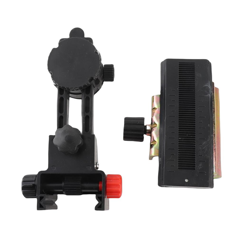 Fine Tuning Bracket Level Tool Adapter Multifunctional 360 Degree Rotation Telescoping Pole Cradle Head