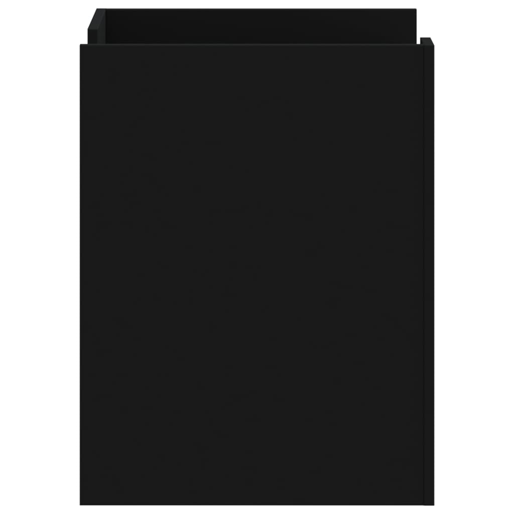 Nightstand Black 45x50x65 cm Particleboard