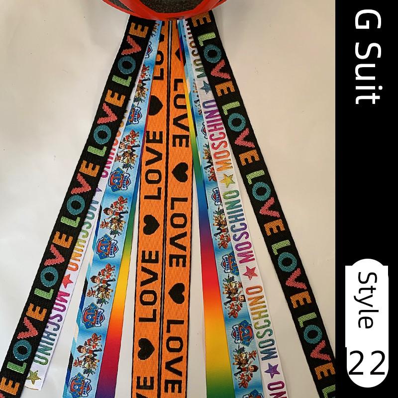 Kids Roller Skating Balance Car Ski Helmet Ribbon Self-Made Kids Balance Bike Stylish Decorative Doll Ribbon Dirty Braid