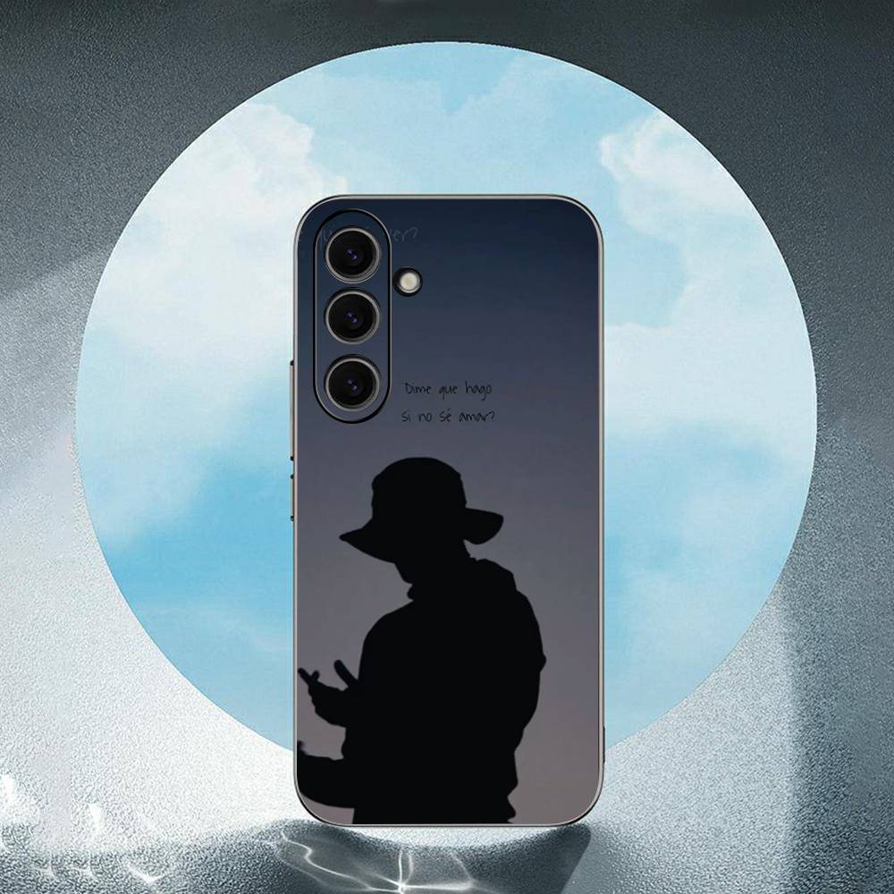 B-BENY J-JR Luxury Black Phone Case For Samsung Galaxy S23 S24 S25 Ultra S22 Plus S21