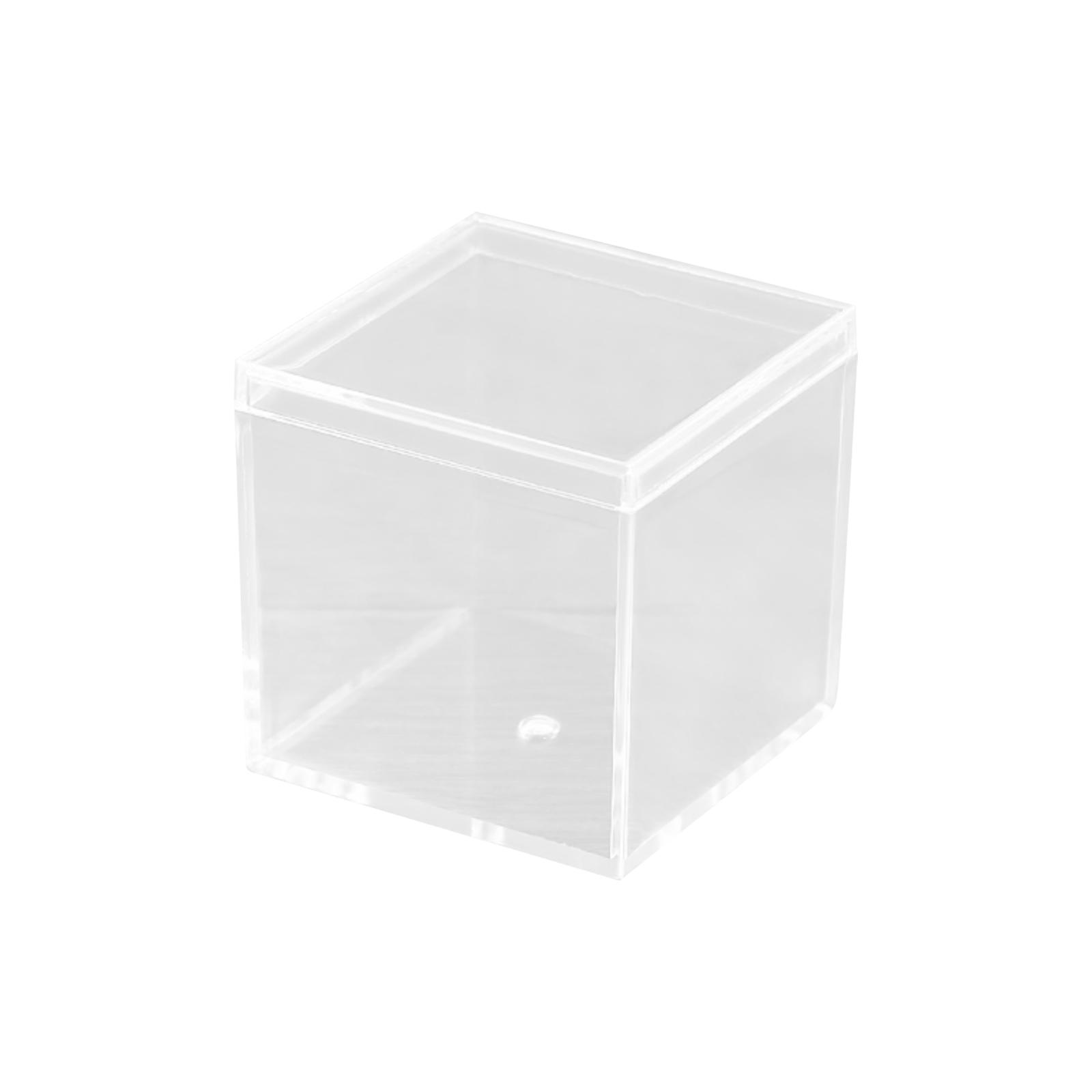Transparent Box Plastic Acrylic Square Box Earth Cover Candy Box Handmade Display Packaging Box