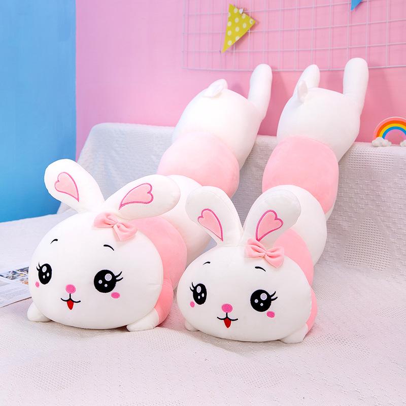 

Flower Rabbit Plush Toy Doll – Laying Pillow & Birthday Gift 70cm