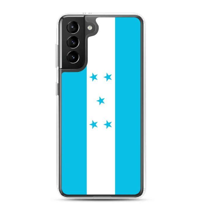 Coque Téléphone - Honduras - Samsung Galaxy S22 Ultra - Drapeau - Souple - Flerfarget
