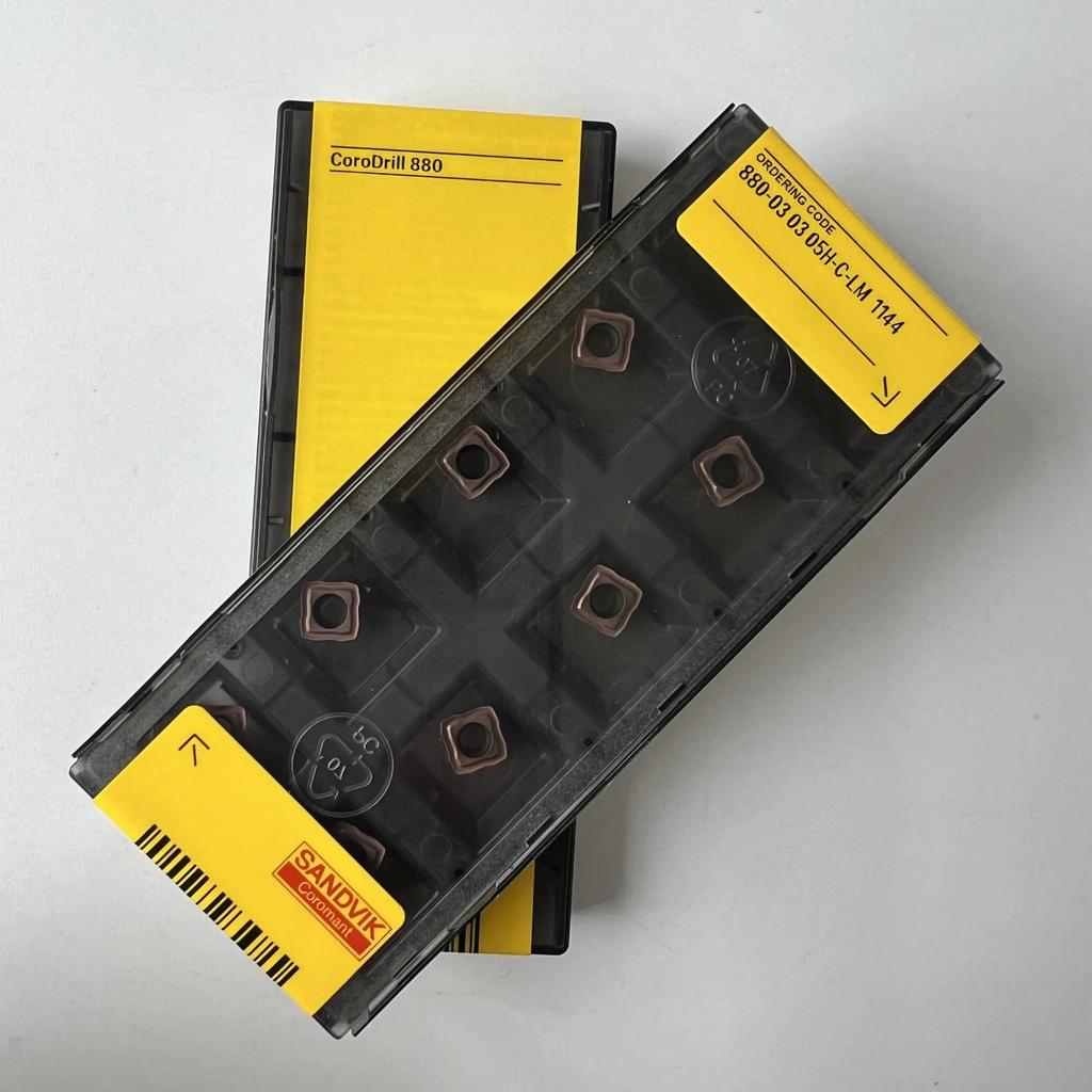 Original Sandvik / 880-030305H-C-LM 1144 /CNC Lathe Carbide Blade Tool 10 Pcs