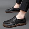 Handmade Genuine Leather Men Shoes Breathable Casual Shoes Men Loafers Moccasins Man Flats Shoes
