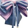 Elegant Purple Hair Bows Clip With Long Ribbon Fashion Headdress Hairpieces Barrette Hairpin For Women And Girls