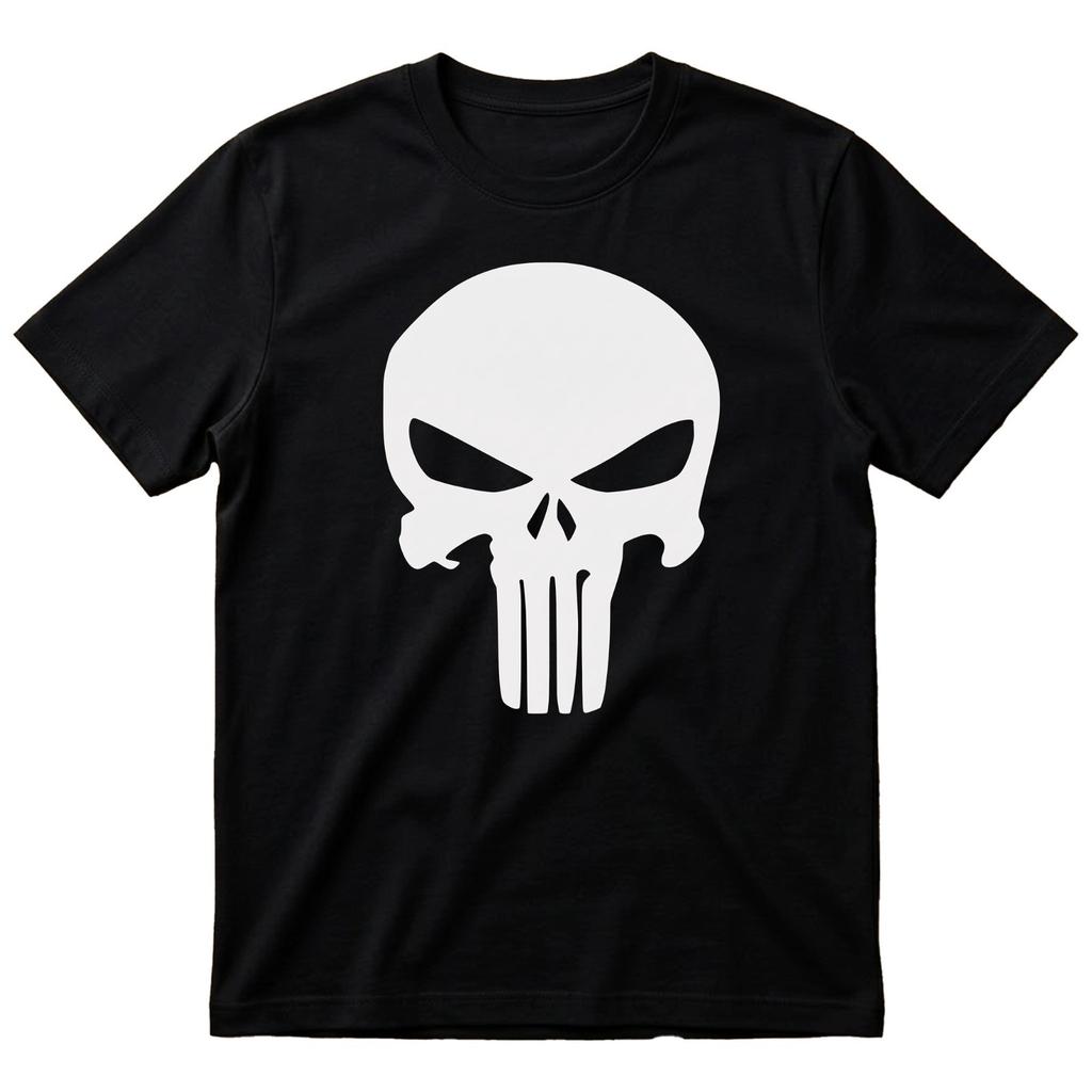 The Punisher TShirt Unisexs Funny Novelty Punk Skull Face Antihero Tee Top