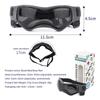 Silicon+PC+Nylon Pet Goggles Adjustable Anti UV Dog Motorcycle Glasses Pet Photo Props Windproof Rope Cat Dog Cool Glasses