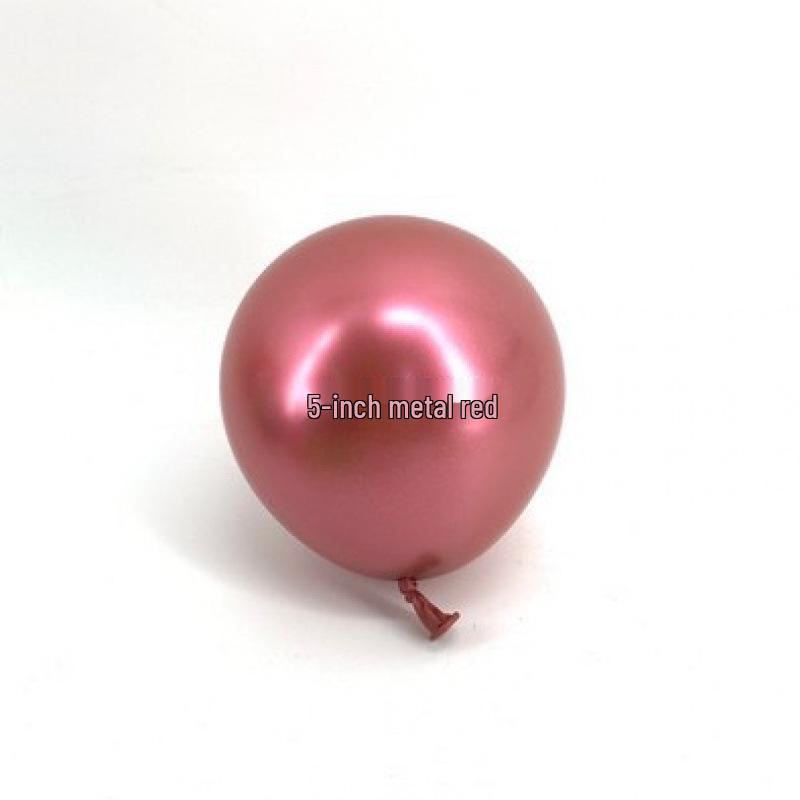 Pearlescent Metal Balloons - 5", 10", 12" for Wedding, Party, Mall Decorations & Anniversaries