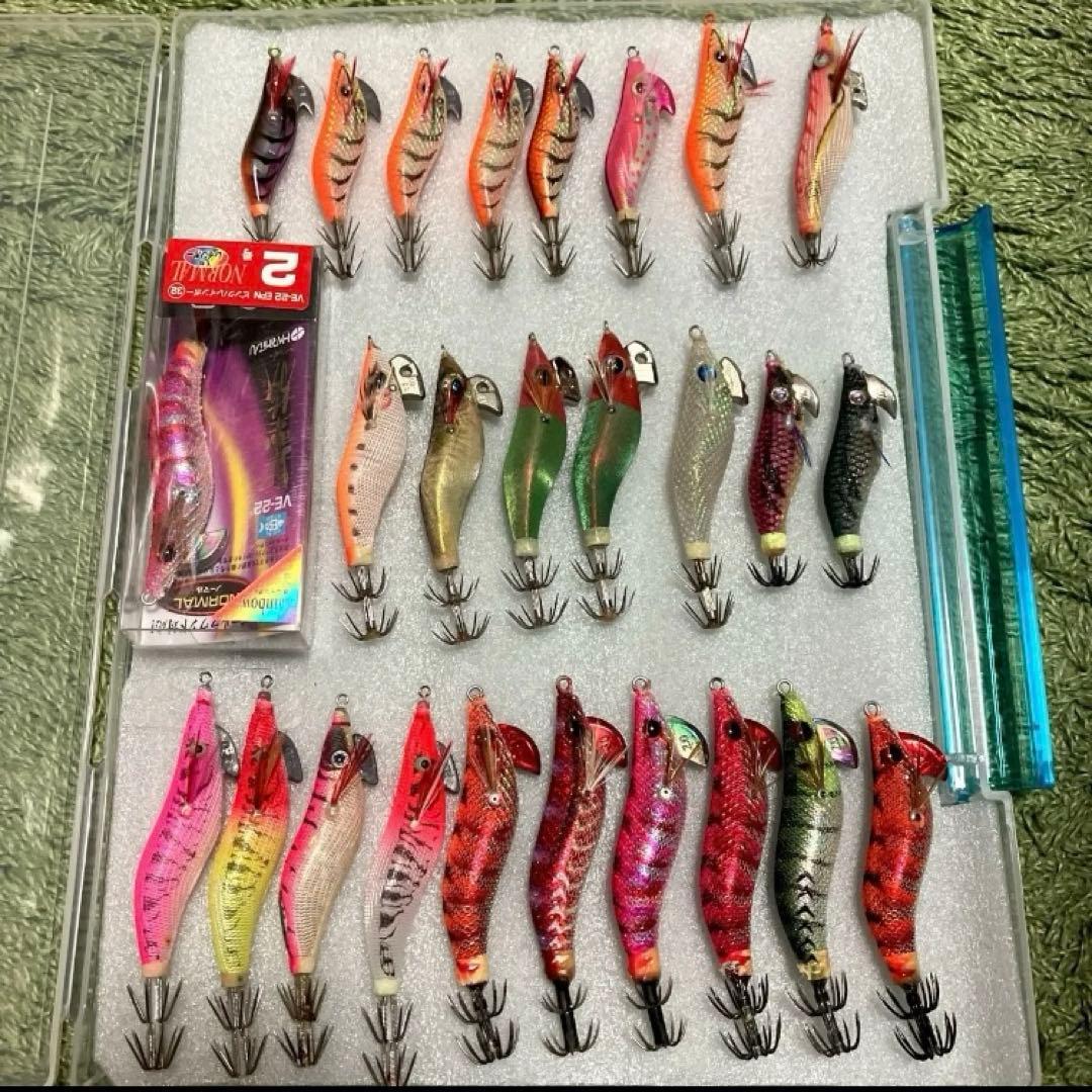 Used Size 2 or smaller, various types of egging, light egging, squid metal, egging