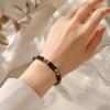 Crystal Couple Bracelet Wristband Adjustable Bangle Trendy Stone Beads Bracelet  Women