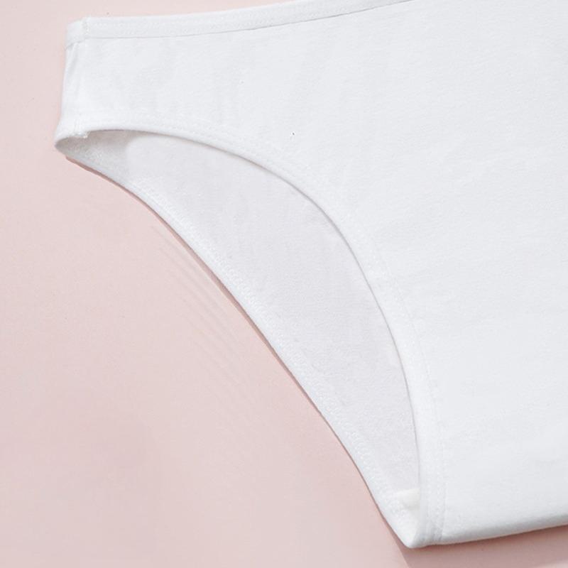 Women's Cotton Briefs Comfortable Underwear Low-rise and Hip-lifting Cotton Panties