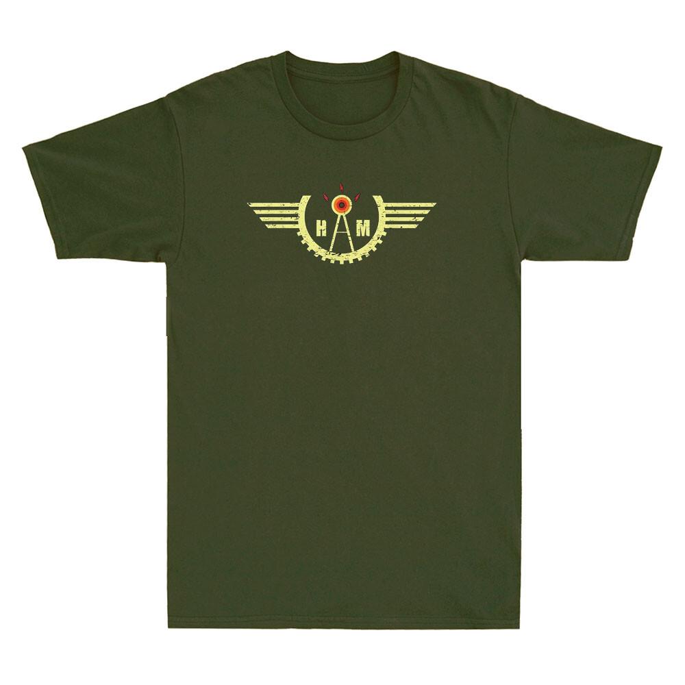 Ham Radio Operator Amateur Antenna Funny Gift Vintage Unisexs Short Sleeve Tshirt