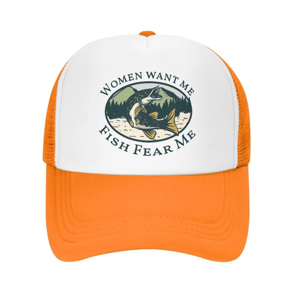 Custom Fashion Unisex Fishing FisherUnisex Quotes Trucker Hat Adult Adjustable Baseball Cap Women Unisex Outdoor Trucker Cap