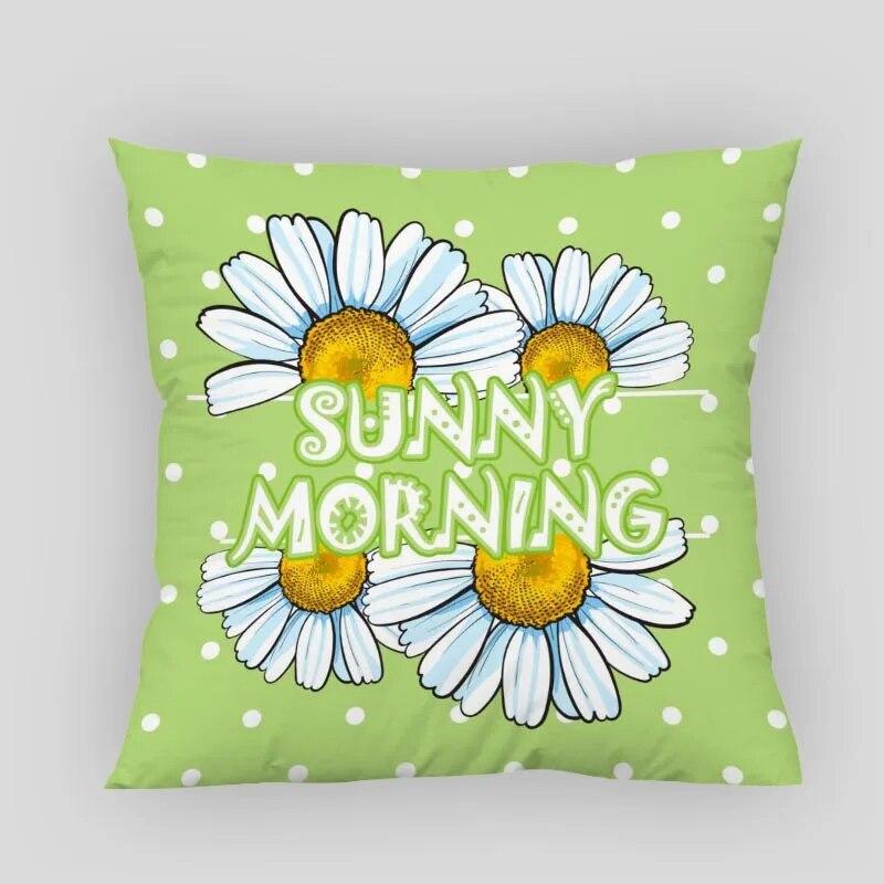 

Цветочная наволочка, современное украшение для дома, гостиная, хризантема 40x40cm