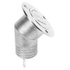 Boat Deck Filler 45 Degrees  316 Stainless Steel 38mm Flip Fill Cover with Keyless Cap for Marine Yacht