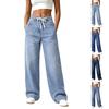 Pantalon long en jean décontracté pour femme pour un usage quotidien