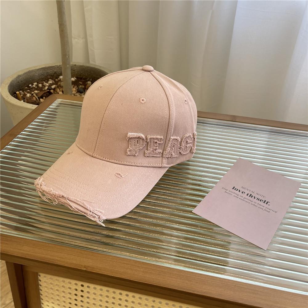 Street hole baseball cap children autumn and winter tide brand couple old rest versatile face cap