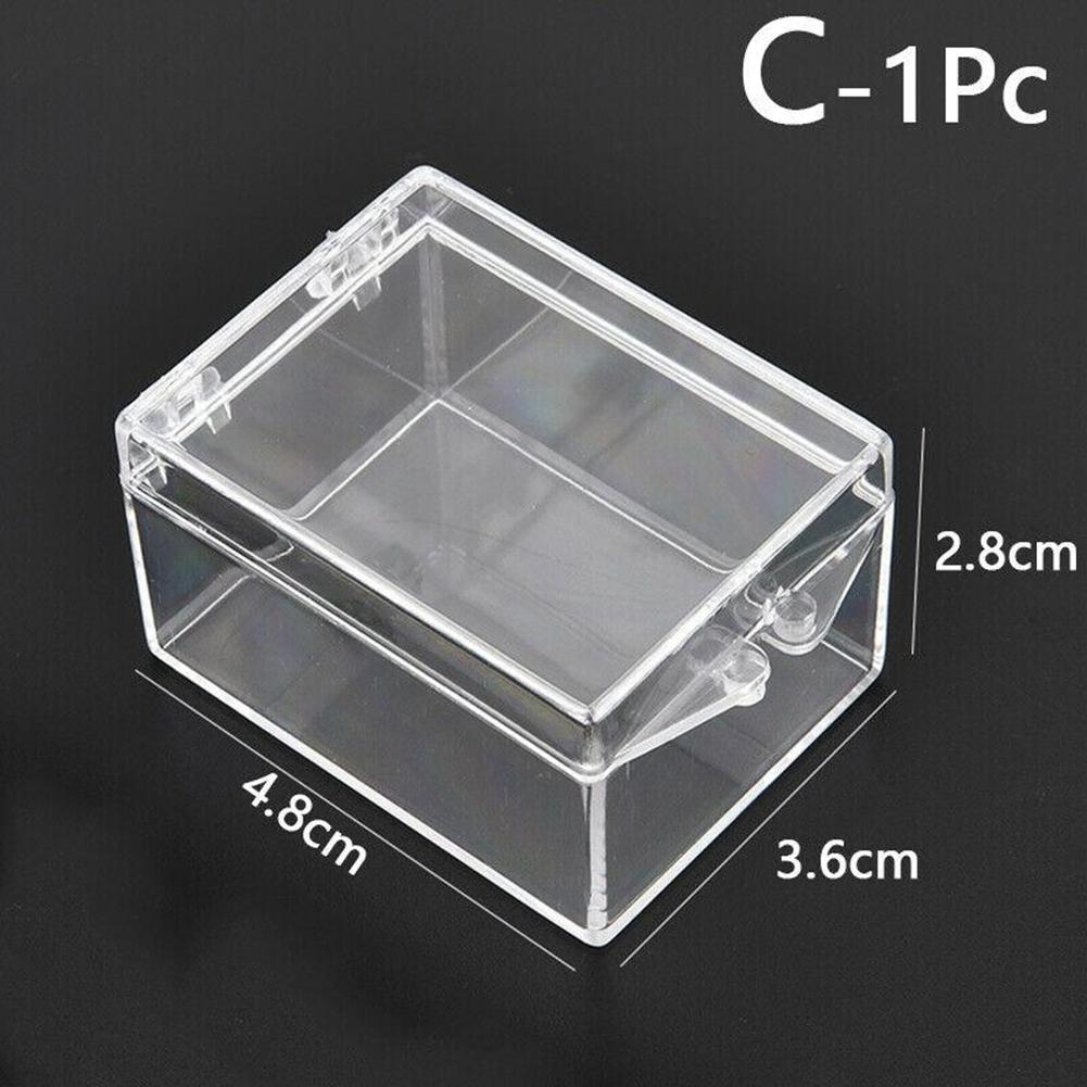 Transparent Storage Case Many Sizes Plastic PC Desktop Storage Boxes Rectangular Insect Specimen Jewelry Display Storage Boxes