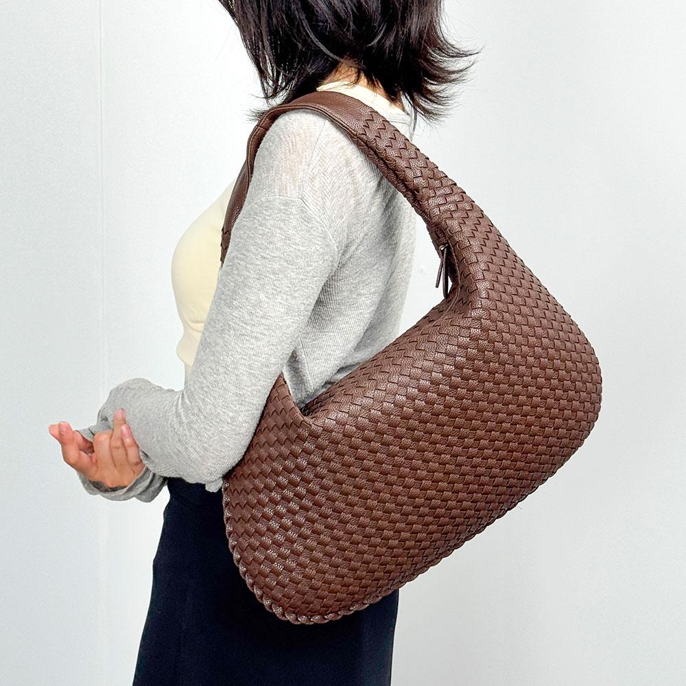 Olivia Pop OP_M2417 Daily Mesh Leather Big Shoulder Bag