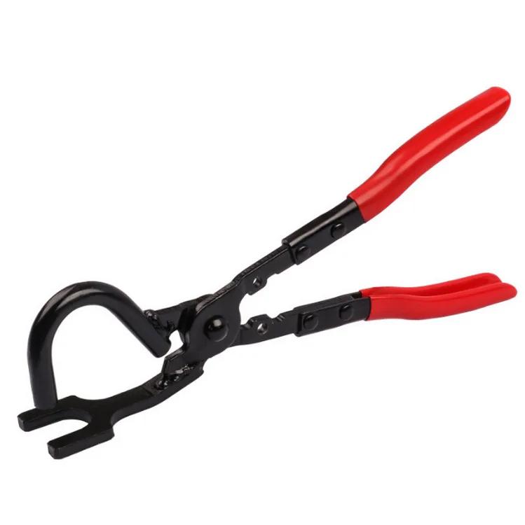Universal Car Exhaust Rubber Pad Pliers Exhaust Pipe Gasket Removal Plier Exhaust Hanger Removal Puller Anti-Slip Handle Tools