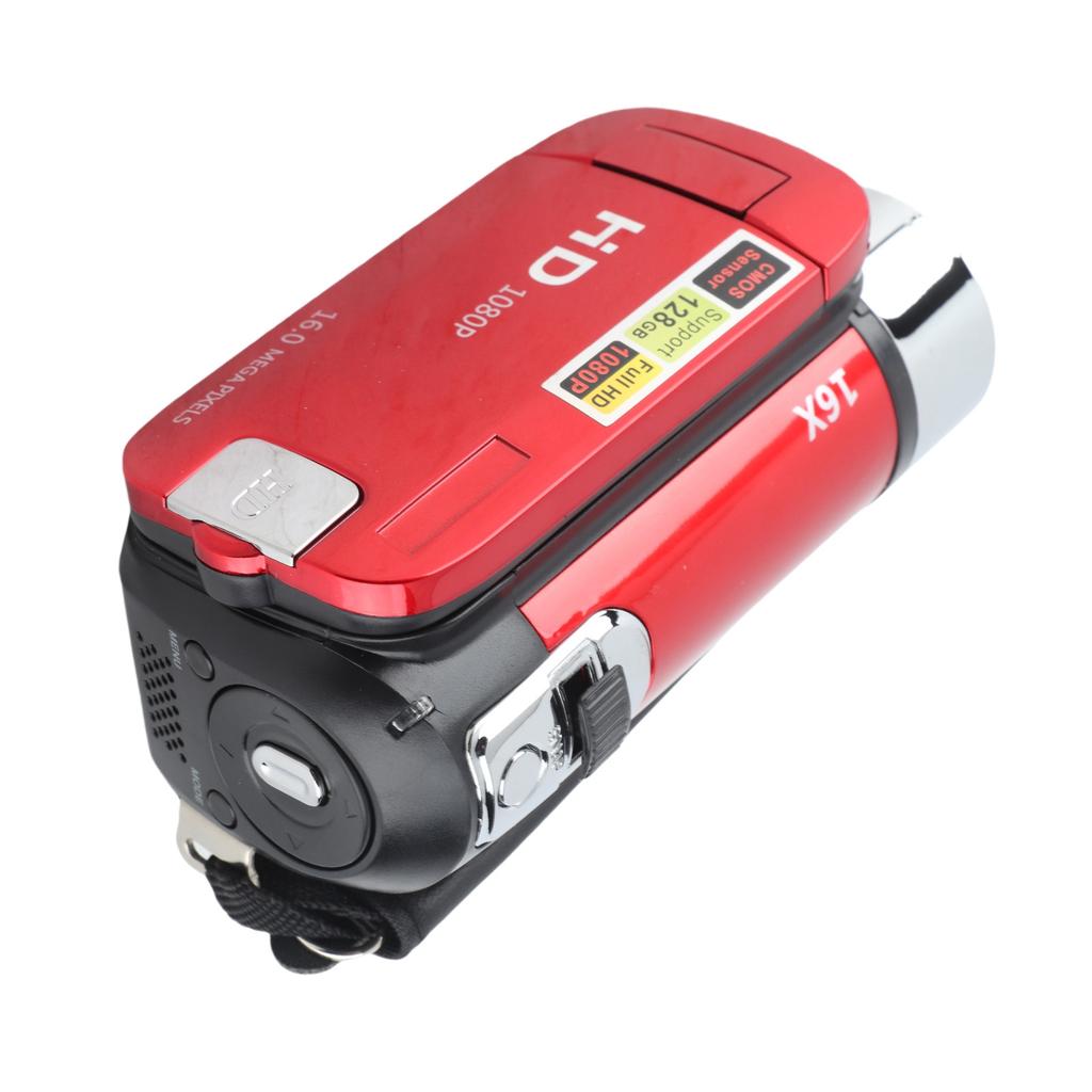 Digital Camera 1080P 16MP HD 16X Zoom Anti Shake Handheld Built in Microphone Video Camera with LED Fill Light
