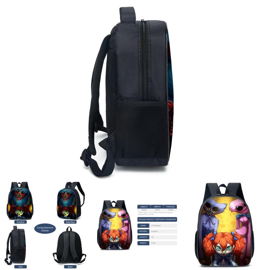 Breathable And Adjustable Shoulder Straps Poppy Playtime School Bag