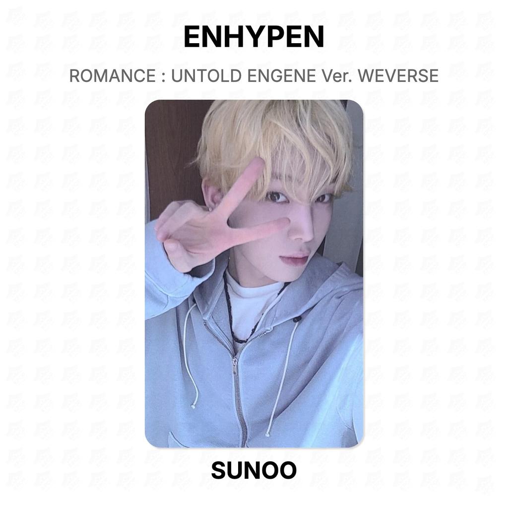 ENHYPEN ROMANCE : UNTOLD ENGENE Ver. WEVERSE Official Photocard