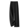 Women's Gray High-Waisted Wide-Leg Pants - Versatile Spring/Autumn 2025 Fashion