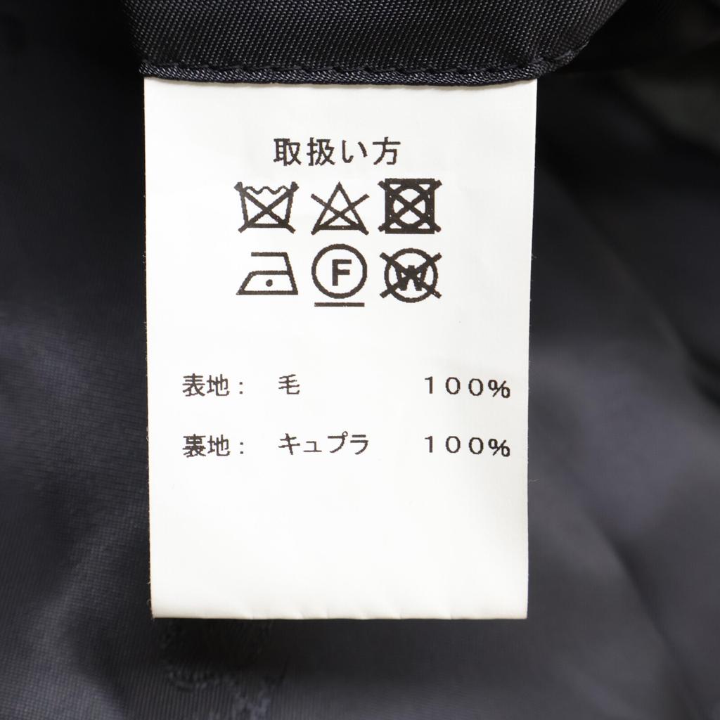 Brooks Brothers [Good condition/Domestic Regular Product] 100215578 HARRIS TWEED Harris Tweed Bal Collar Coat 38 Charcoal grayUsed