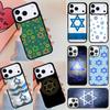 David Jewish Star Symbol Phone Case For Apple iPhone 17 Air 16E 15 14 Plus 13 12 11 Pro Max Mini Funda Cover