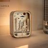 Custom City LED Night Light Box Wood Frames for Pictures Wooden Lamp Desk Table Lamp Light Home Decoration Nightlight Gift Items