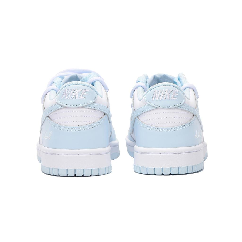 Nike Dunk Chestnut Coverage Slip Resistant Coverage Slip Resistant Low Top Skateboard Shoes GS Blue White FB9109-105(Team59-SBOX)