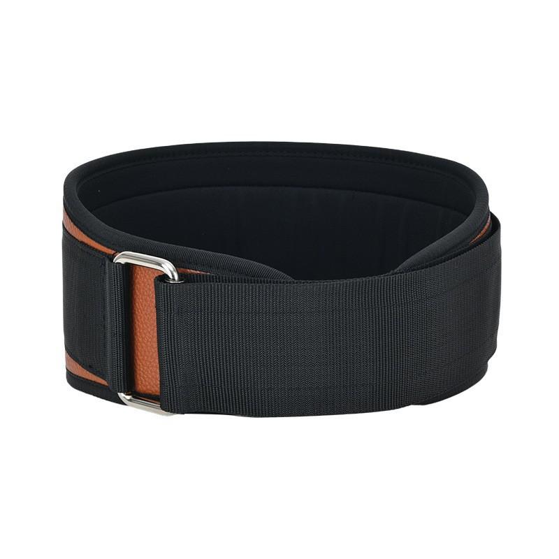 

Sports Fitness Belt Squat Hard Pull Waist Protection Training Bodybuilding Professional Protective Gear Double Compression black and brown