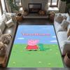 Peppa Pig Customize Your Name Floor Rug Office Rug Perfect for Kitchen Entryway Outdoor Hallway Antislip Carpet Decorate Offices