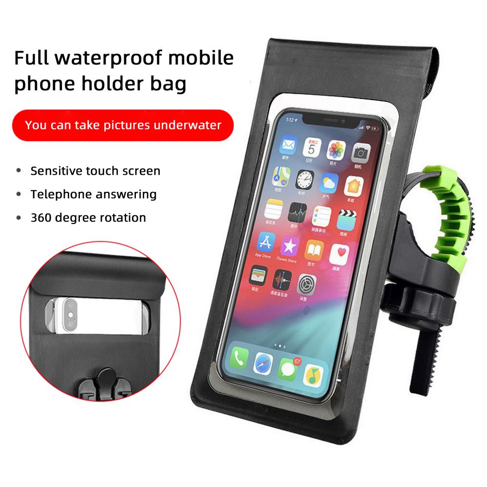 

Універсальний повний водонепроникний велосипед Велосипед Велосипед Кермо 6,5 дюймів для мобільного телефону з кріпленням для мобільного телефону Сухий мішок