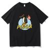 Pingu Classic Logo Natural TShirt Women Unisex Round Neck Penguin Tee Shirt Harajuku Clothes Classic Comfortable Chic YK Clothing