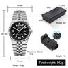Swiss Watch Men'S Versatile Trend Waterproof Luminous Calendar Business High-End Diamond-Encrusted Handsome Personality Simple Quartz Watch