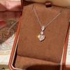 "Elegant Pearl & Zircon Clavicle Necklace – Versatile, Sweet, and Fresh"