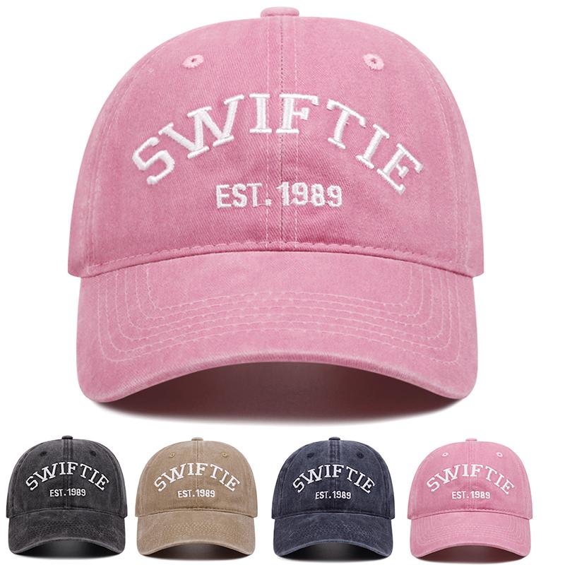 1989 washed embroidered soft top cowboy baseball caps for Unisex and woUnisex vintage old Daddy hats casual cap caps fashion everyt