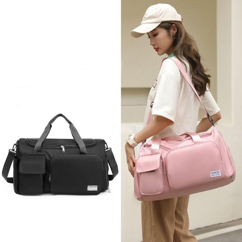 Faltbare Reisegepäcktasche Robuste Handtasche mit großer Kapazität Schultertasche Nylon Seesack Reise