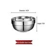 Zhishi 304 Stainless Steel Double-Layer Anti-Scald Bowl