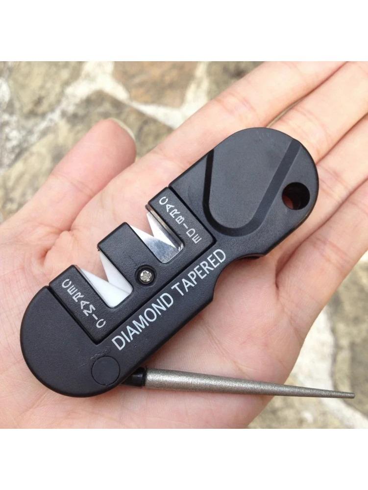 

Afiador de faca portátil de carboneto cerâmico de tungstênio, kit profissional, pedra de amolar, ferramenta de cozinha