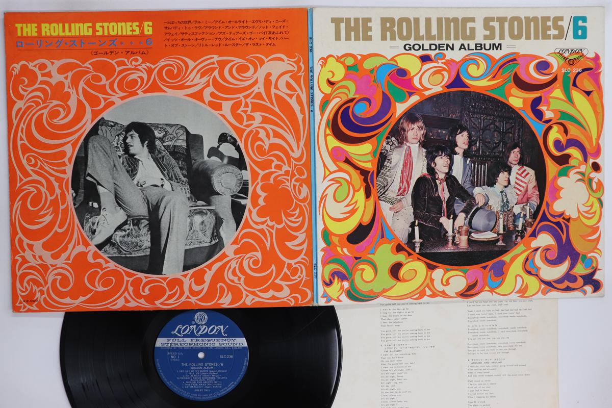 LP Пластинка ROLLING STONES Rolling Stones 6 Золотой Альбом SLC236 LONDON 1969 Япония Рок Б/У