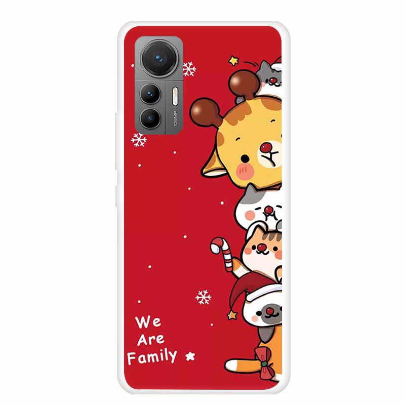 For Xiaomi Redmi K50 Ultra Case Christmas Soft Silicone Back Cover Phone Case for Redmi K50 Extreme Edition Clear Cartoon Funda