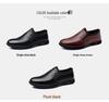 Sapatos Masculinos de Couro Impermeáveis para Calçar no Outono/Inverno - Sapatos Casuais Estilo "Dad Shoes" para Meia-Idade e Idosos